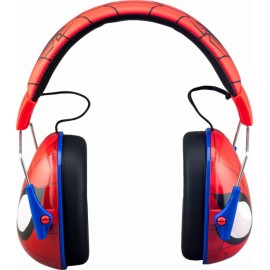 KIDdesigns - Spiderman Wired Over-the-Ear Headphones - Red/Black/Blue