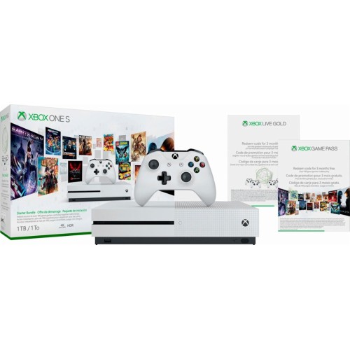 CONSOLE XBOX ONE S 1TB + 3 MESES GAME PASS+LIVE GOLD, Promoção Xbox One S