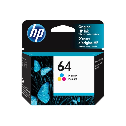 HP 64 – Dye Based Tricolor - Original - Ink Cartridge