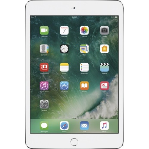 Apple - iPad mini 4 Wi-Fi 128GB - Silver - The Computer