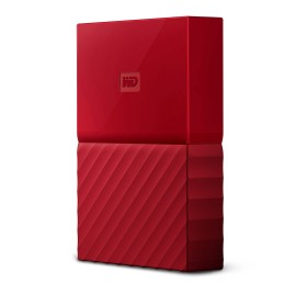 WD 2TB Red My Passport  Portable External Hard Drive - USB 3.0 - WDBYFT0020BRD-WESN