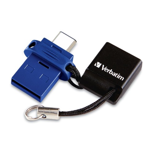 Verbatim 16GB Store \'n\' Go Dual USB Flash Drive for USB-C Devices