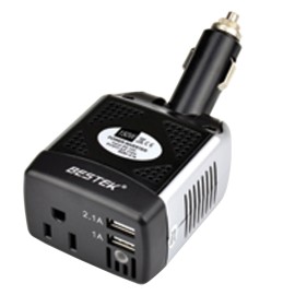 150W 12V DC to AC Car Power Inverter with USB Port