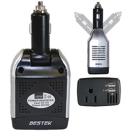 150W 12V DC to AC Car Power Inverter with USB Port