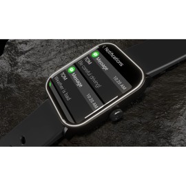 3Plus Vibe+ Gen 2 Smartwatch with Built-In GPS and 1.72 in Display (Black)