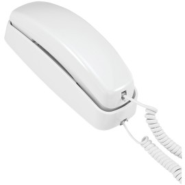 AT&T ML210 Corded Trimline Phone with Lighted Keypad (White)