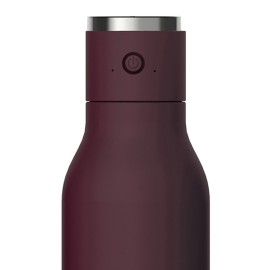 Asobu Wireless Bottle 17 oz Insulated Stainless Steel Bottle with Bluetooth Speaker Cap (Burgundy)