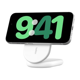 Belkin BoostCharge Magnetic Foldable Wireless Charger with Qi2 15W (White)