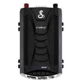 Cobra CPI400PSW 400W Pure Sine Wave Power Inverter, 2 GFCI Outlets, USB-A & USB-C