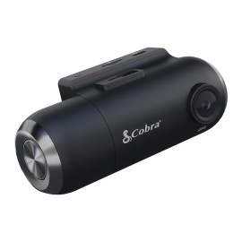 Cobra SC 201 Dual-View Smart Dash Cam, Front 1080p + 1080p Cabin with IR Night Vision, GPS & Wi-Fi