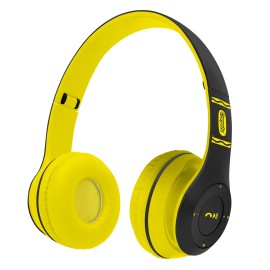 Crayola Boost Active Wireless Bluetooth Kids Headphones (Black/Yellow)