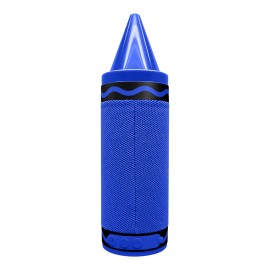 Crayola CBT450B Portable Bluetooth Crayon Speaker with FM Radio (Blue)