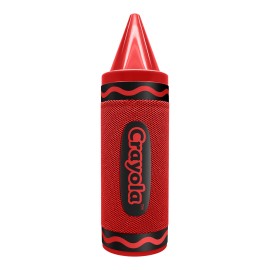 Crayola CBT450R Portable Bluetooth Crayon Speaker with FM Radio (Red)