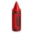 Crayola CBT450R Portable Bluetooth Crayon Speaker with FM Radio (Red)