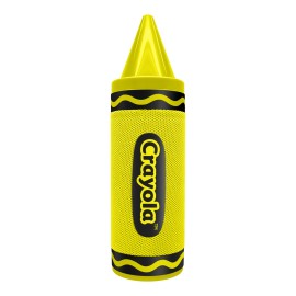 Crayola CBT450Y Portable Bluetooth Crayon Speaker with FM Radio (Yellow)
