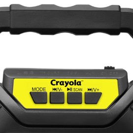 Crayola CBX210KM Portable Bluetooth Karaoke Speaker with FM Radio and Microphone (Black)
