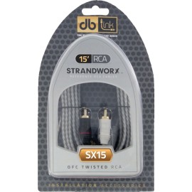 DB Link Strandworx SX15 15 ft Twisted-Pair RCA Interconnect Cable