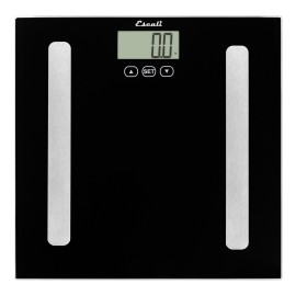 Escali BF180 Ultra Slim Body Composition Bathroom Scale, 400 lb Capacity