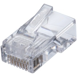 IDEAL 85-371 Cat5e Feed-Thru RJ45 Modular Plugs, 50-Pack