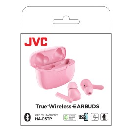 JVC HA-D5T Ultra-Compact True Wireless Earbuds (Pink)