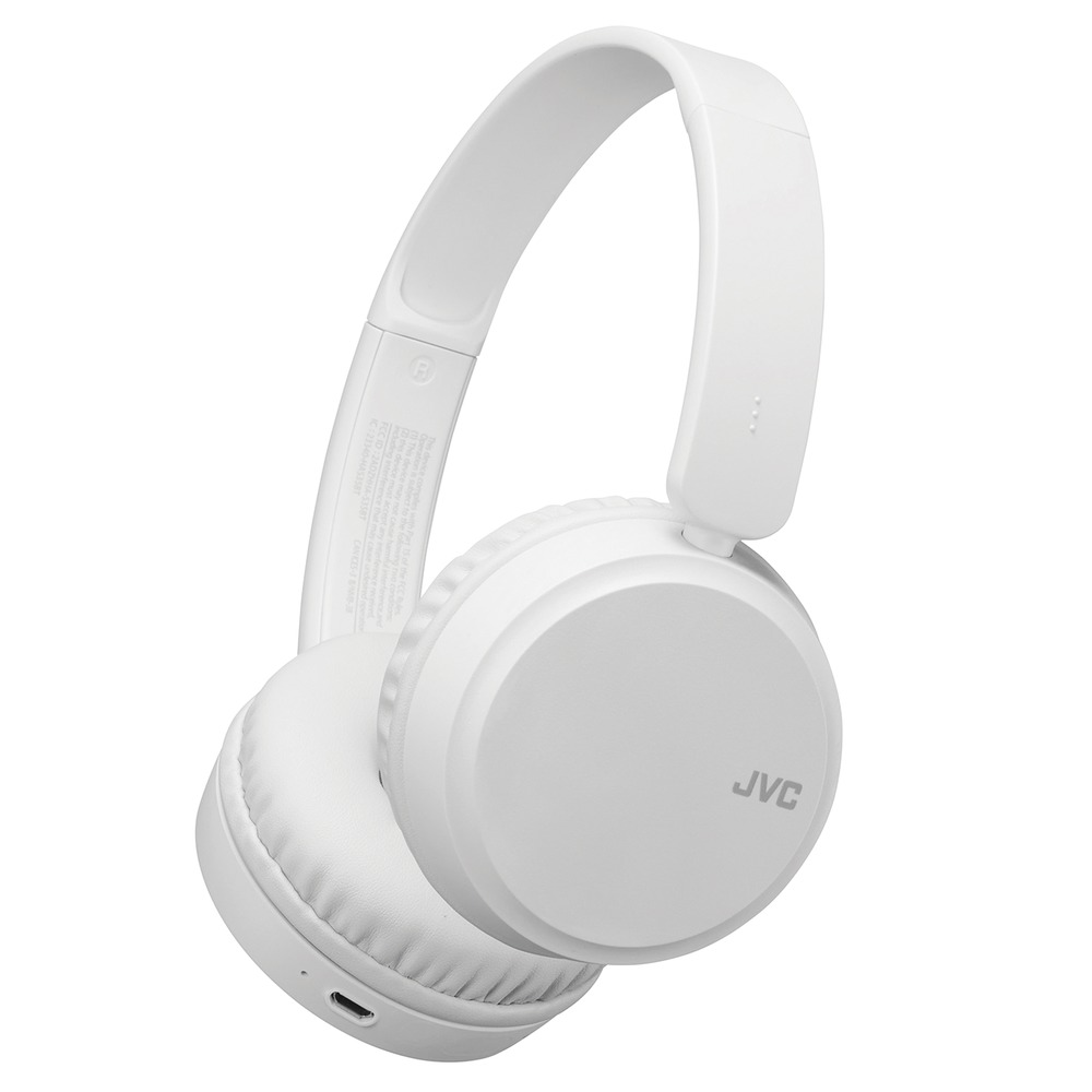 JVC HA-S35BT Wireless Bluetooth On-Ear Headphones (White)