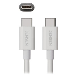Jensen JU832CC6V USB-C to USB-C Charge and Sync Cable, 6 ft
