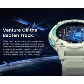KOSPET TANK S2 Rugged GPS Smartwatch, 1.32 in AMOLED, 5ATM/IP69K