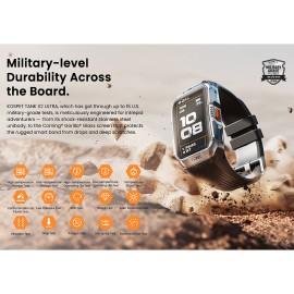 KOSPET TANK X2 Ultra Rugged GPS Smartband, 1.64 in AMOLED, Dual-Band GNSS