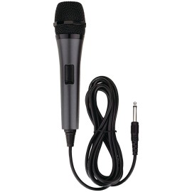 Karaoke USA M187 Professional Dynamic Corded Microphone (Black)