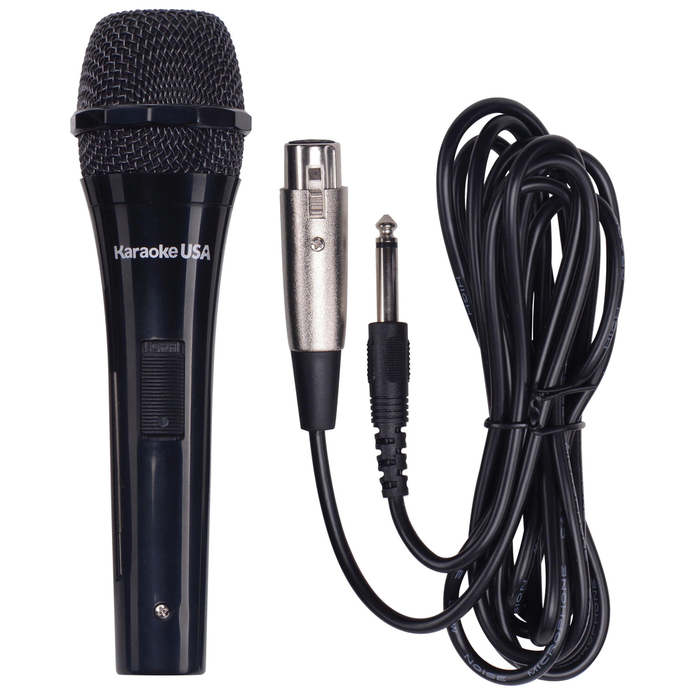 Karaoke USA M189 Professional Dynamic Corded Karaoke Microphone