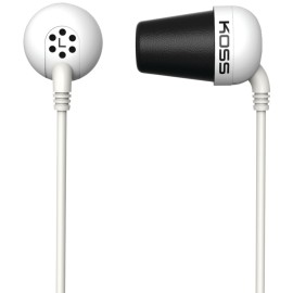 Koss The Plug Noise-Isolating In-Ear Headphones (White)