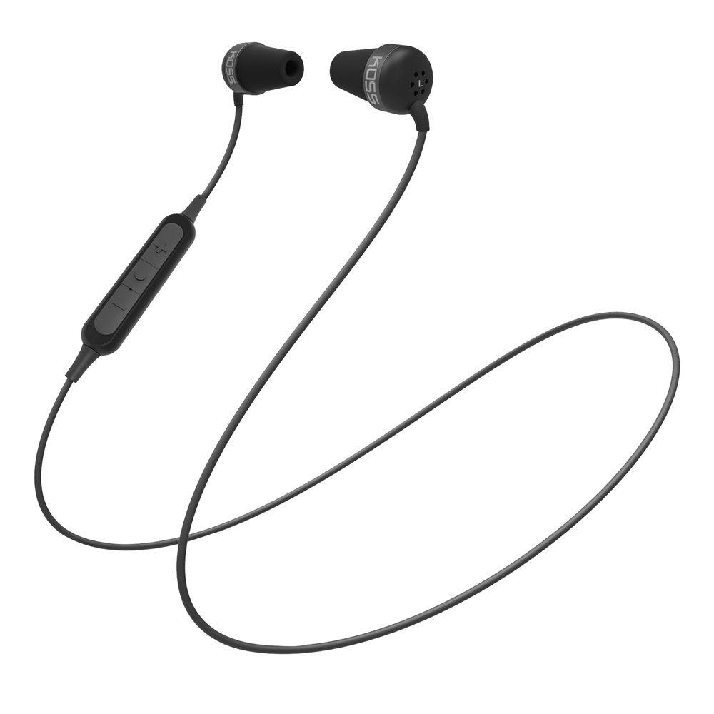 Koss The Plug Wireless Bluetooth In-Ear Headphones (Black)