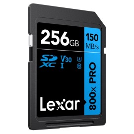 Lexar High-Performance 800x PRO BLUE Series 256GB SDXC UHS-I V30 Card
