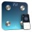 Nautica Smart Body Tracker Plus Bluetooth Scale, Navy Blue