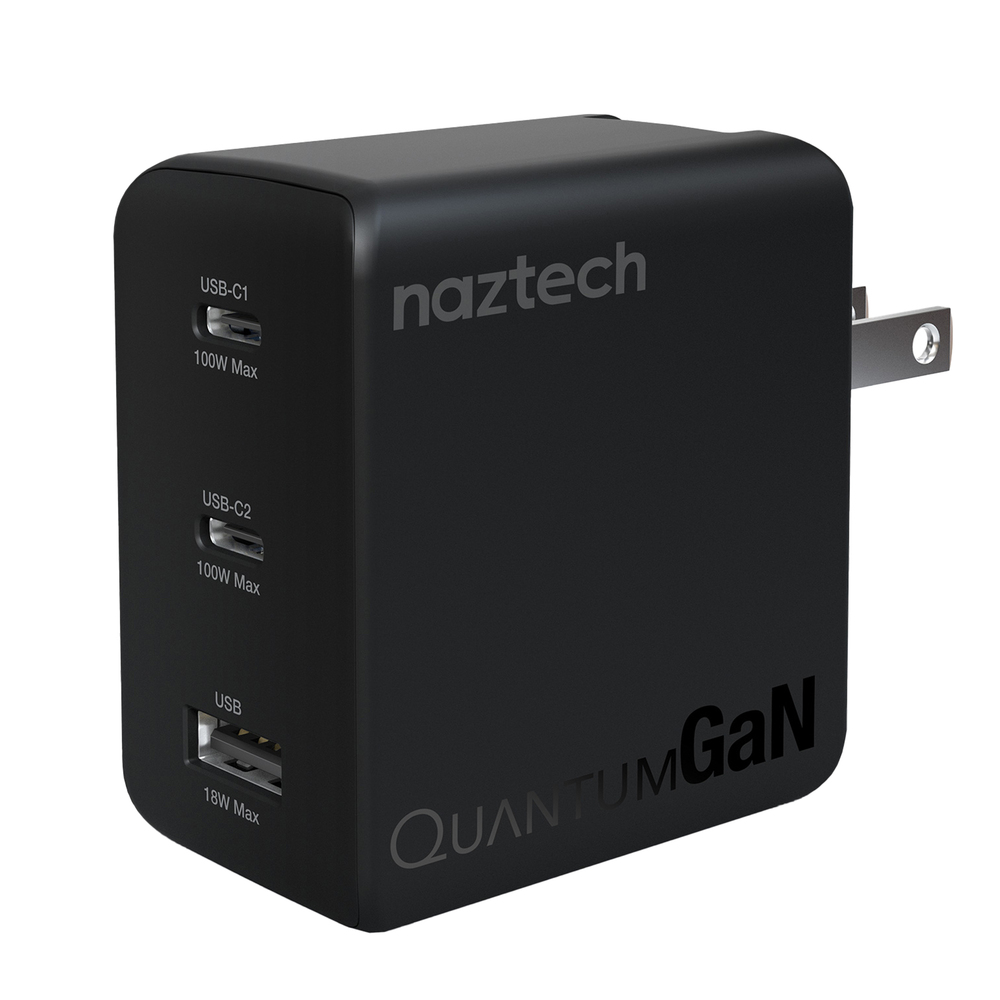 Naztech Nexus T100 GaN PD 102W 3-Port USB Wall Charger