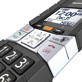 Panasonic KX-TGTA61B Extra Rugged DECT 6.0 Cordless Accessory Handset (Black)