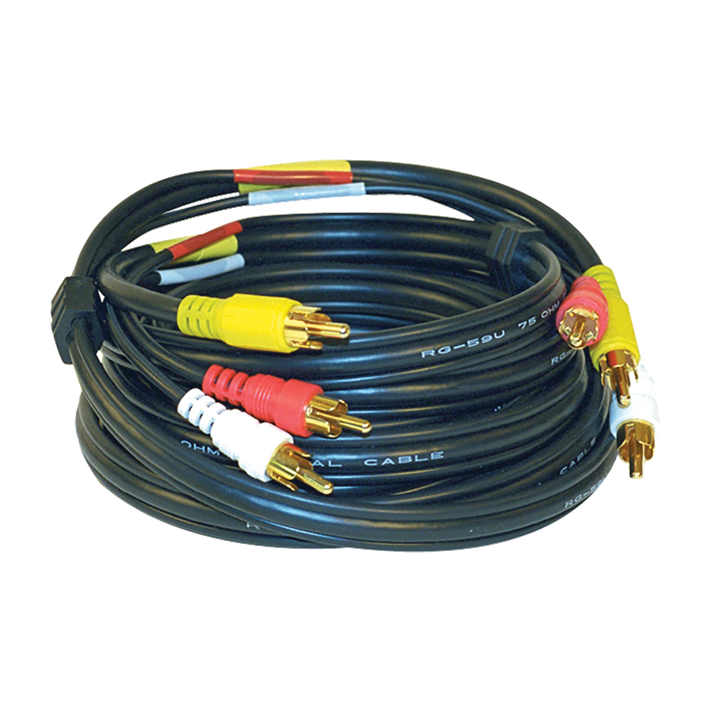 RCA VH914R 12 ft 3-RCA Stereo Audio/Video Cable