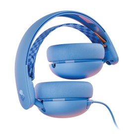 Skullcandy Grom Wired Kids Over-Ear Headphones with Mic (Surf Blue)