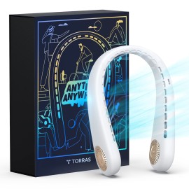 TORRAS COOLiFY L3 Bladeless Wearable Neck Fan, 4000mAh, 3-Speed