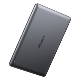 TORRAS MiniMag 5000mAh Magnetic Wireless Power Bank (Titanium Gray)