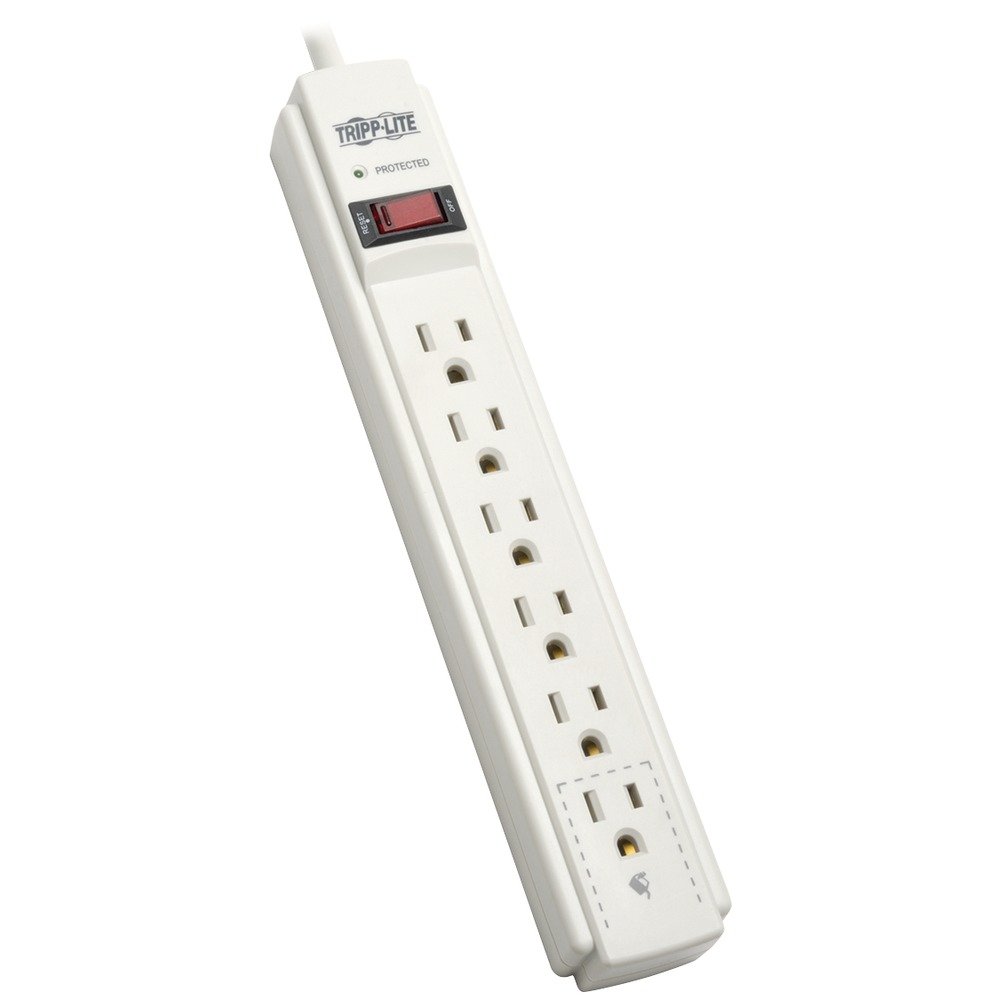 Tripp Lite by Eaton TLP606 Protect It! 6-Outlet Surge Protector, 6 ft, 900J