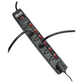 Tripp Lite by Eaton TLP76MSGB ECO-Surge 7-Outlet Surge Protector, 6 ft Cord, 1080J
