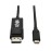 Tripp Lite by Eaton U444-003-DP-BE USB-C to DisplayPort Adapter Cable, 3 ft