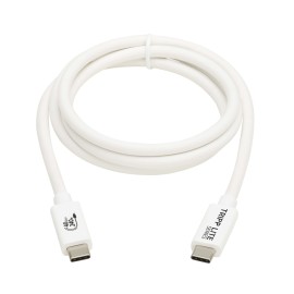 Tripp Lite by Eaton U521-1P0M-WH USB4 40Gbps USB-C Cable, 1m, 240W, White