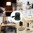 Uncaged Ergonomics Retractable Cube 4-Outlet / 4-USB Surge Protector, Black