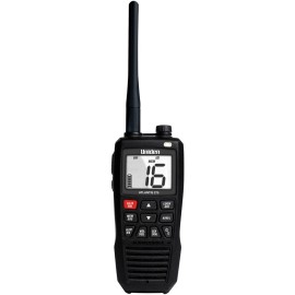 Uniden Atlantis 275 Floating Handheld VHF Marine Radio, 6W, IPX8 Submersible, NOAA Weather