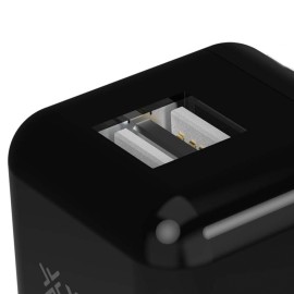 Xyst 2.4A Dual USB Wall Charger (Black)