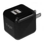 Xyst 2.4A Dual USB Wall Charger (Black)
