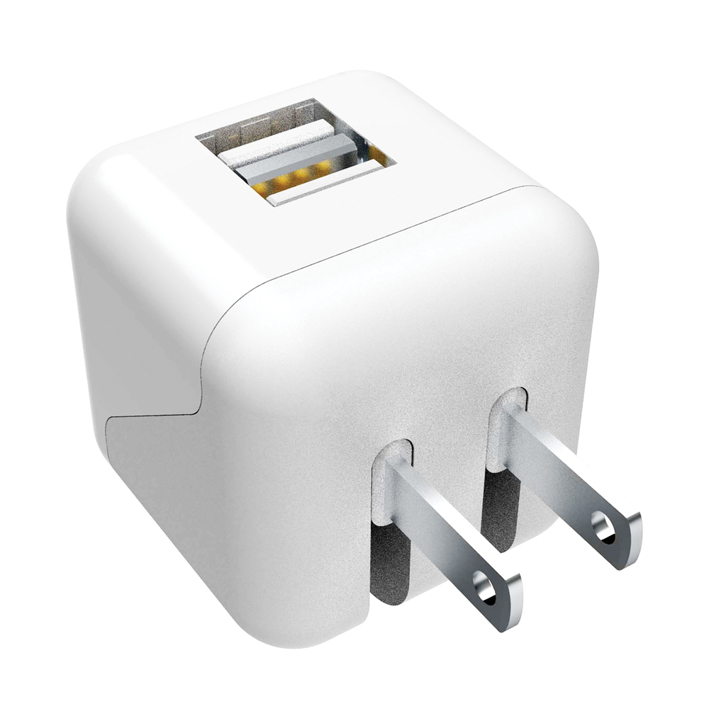 Xyst 2.4A Dual USB Wall Charger (White)