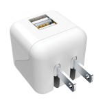 Xyst 2.4A Dual USB Wall Charger (White)